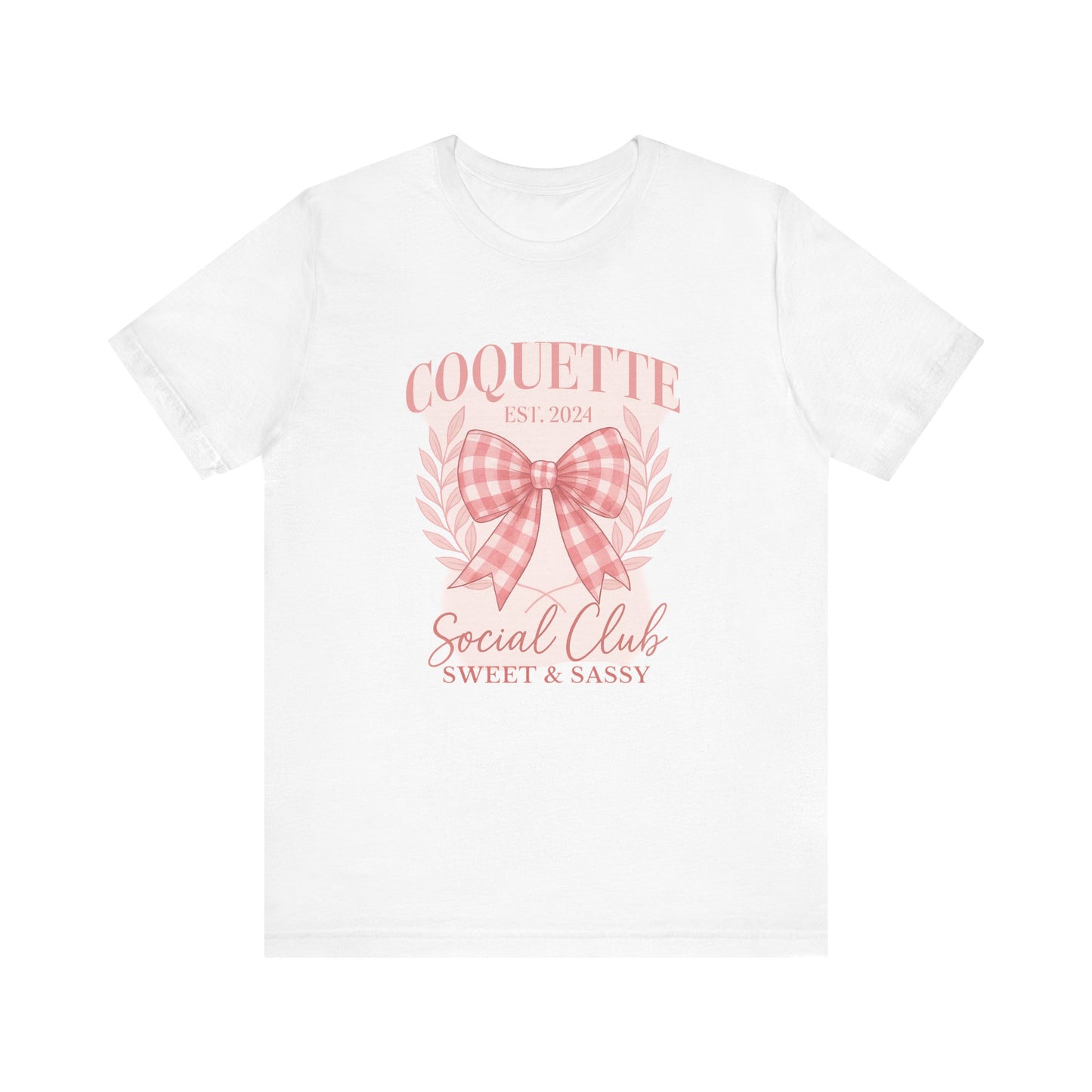 Sweet & Sassy Coquette Social Club Tee – EST. 2024