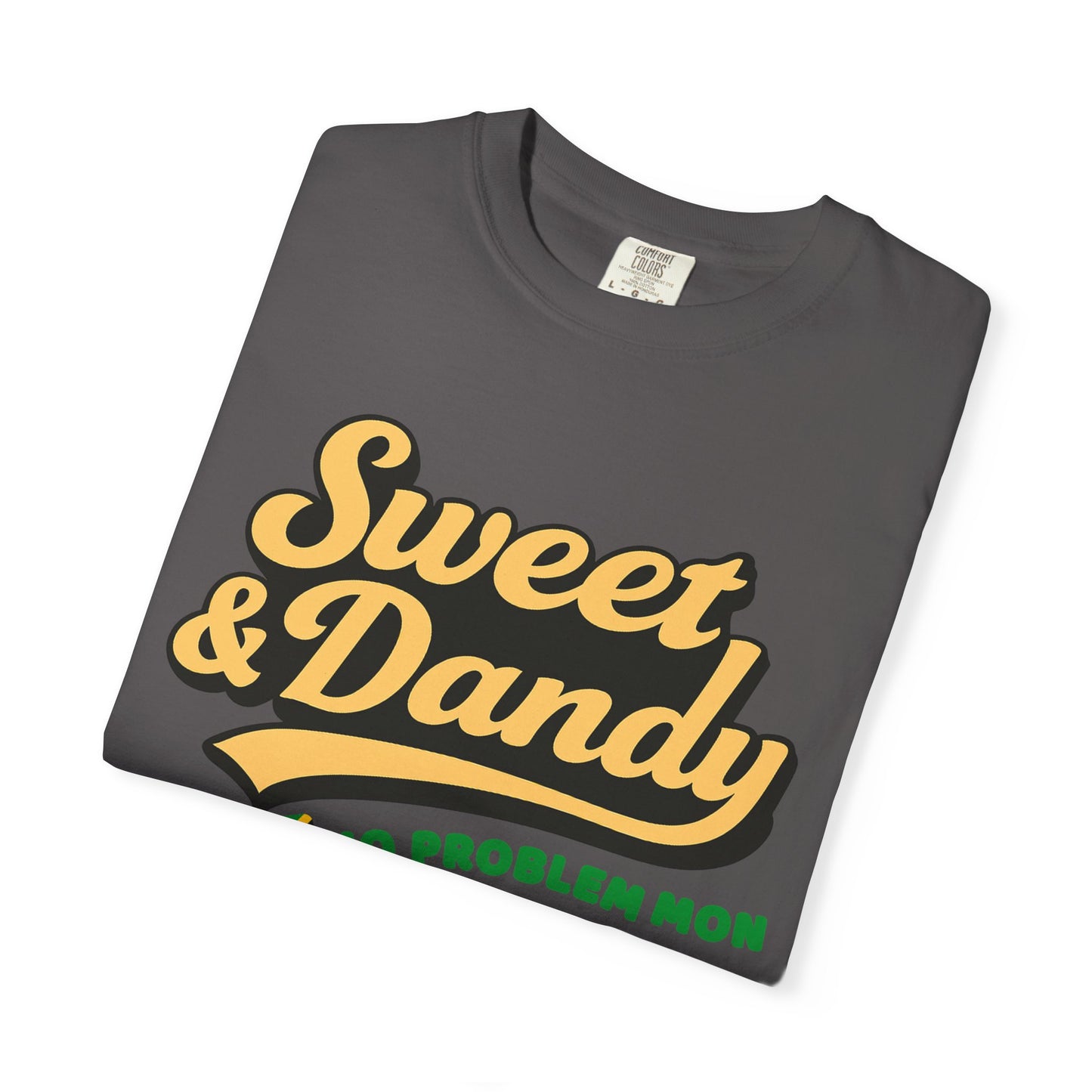 Sweet & Dandy Jamaica Oversized Tee – No Problem Mon | Retro Jamaican Shirt | Festival Style, Unisex Fit