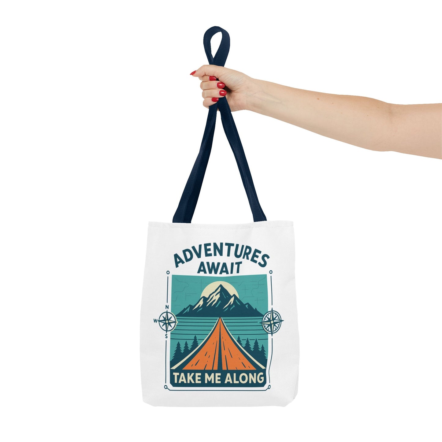 Adventures Await – Take Me Along Tote Bag