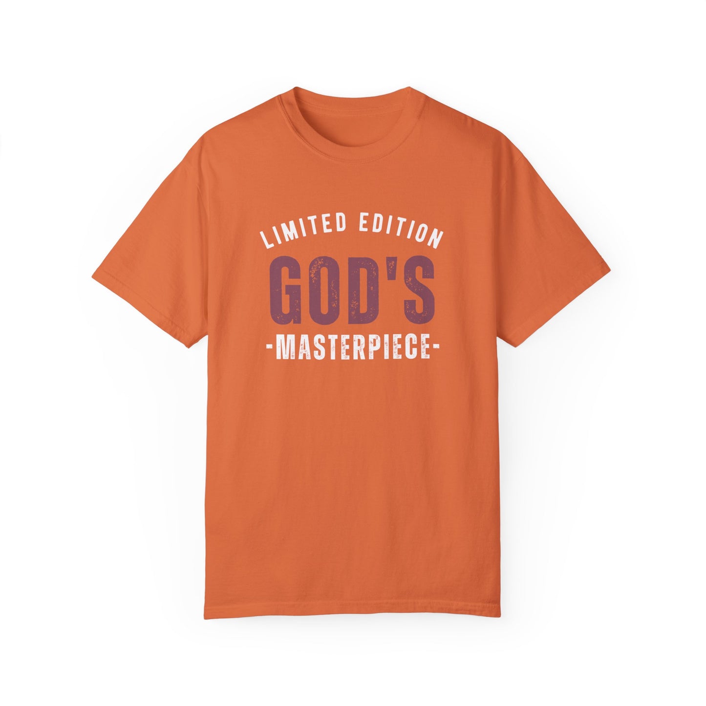 LIMITED EDITION GOD'S MASTERPIECE UNISEX GARMENT-DYED T-SHIRT