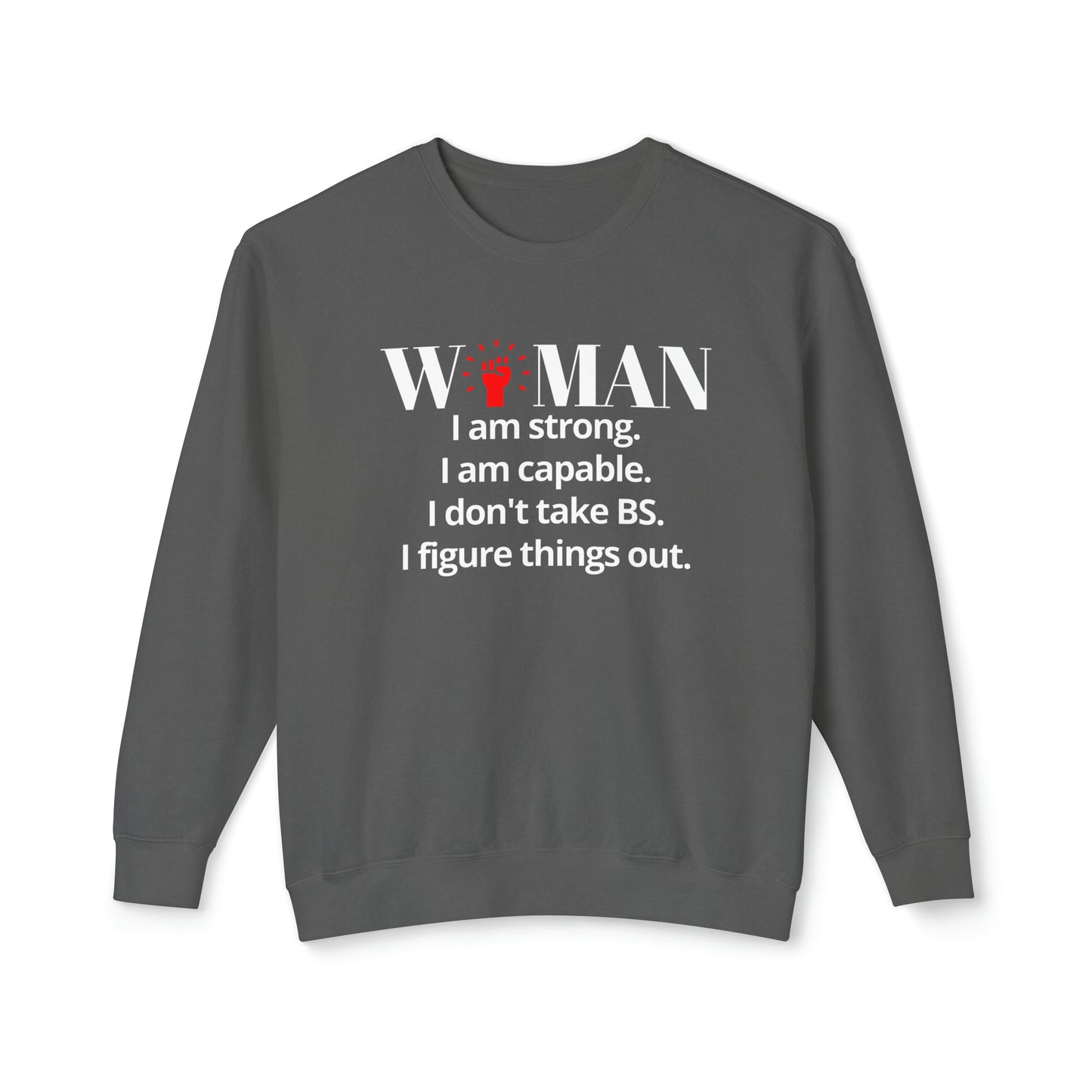 Woman Power Premium Crewneck Sweatshirt