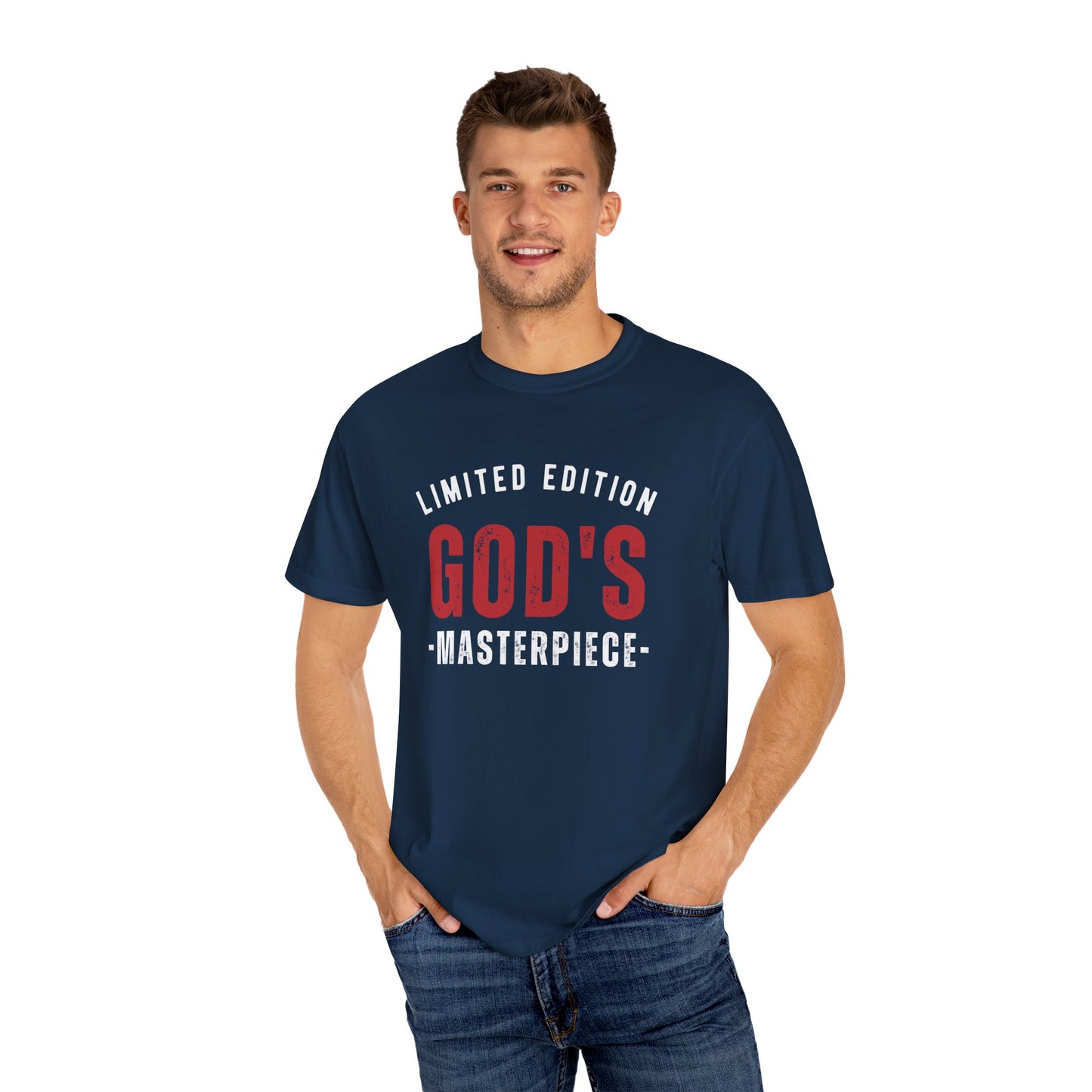 LIMITED EDITION GOD'S MASTERPIECE UNISEX GARMENT-DYED T-SHIRT