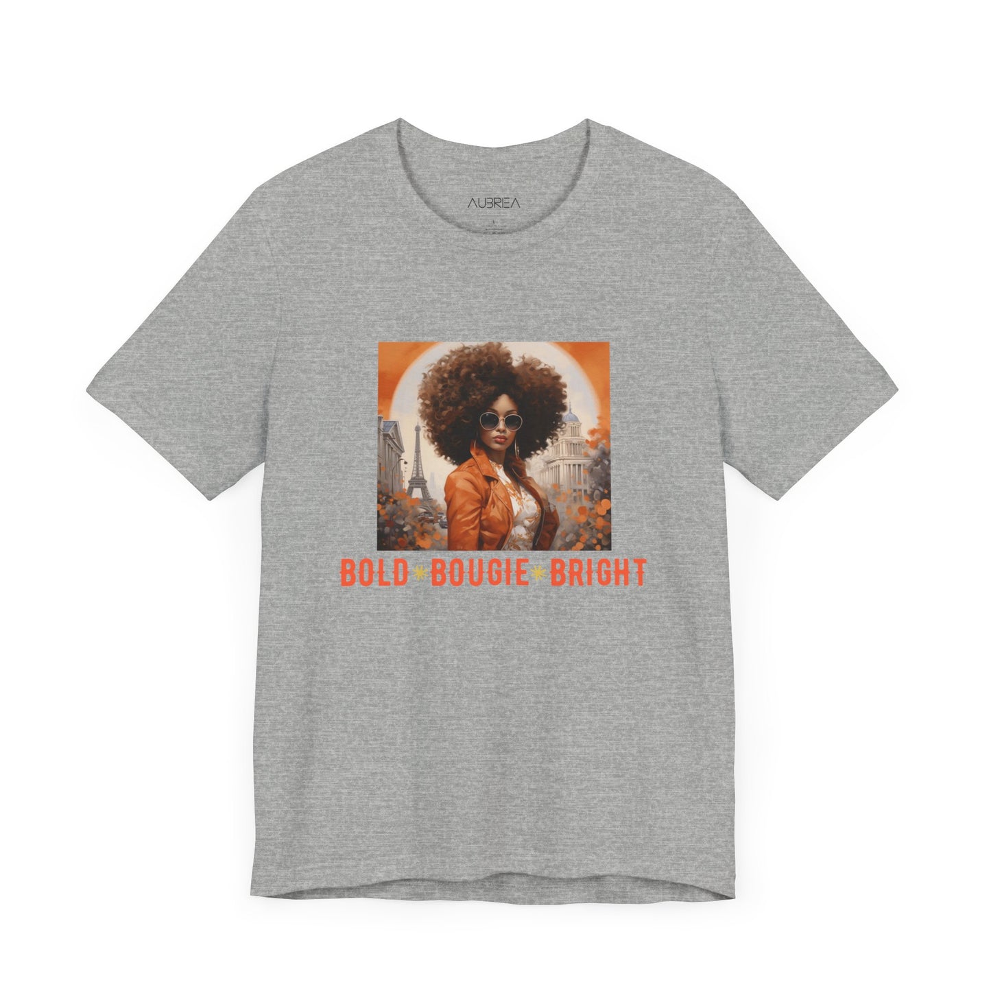 T-Shirt - Black Girl Magic Bold Bougie Shining Bright Vintage Collage Tee