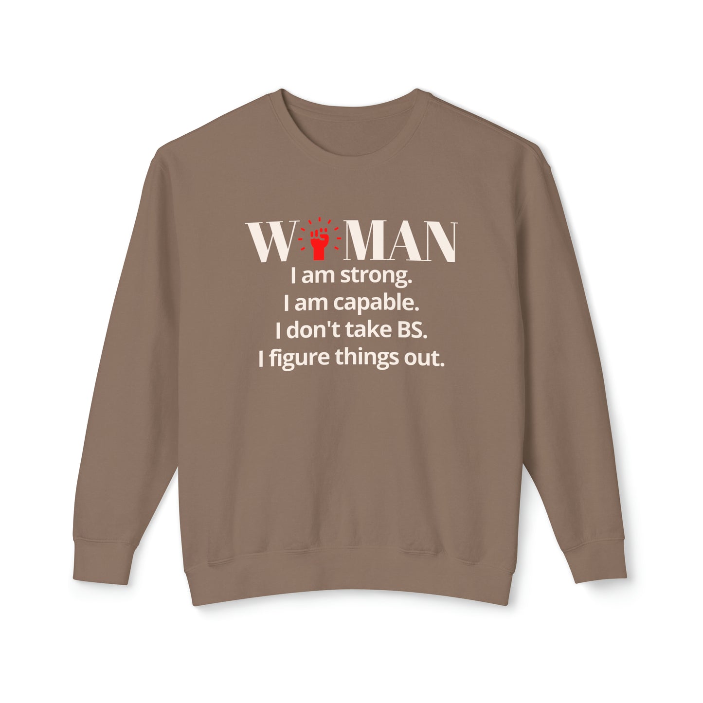 Woman Power Premium Crewneck Sweatshirt