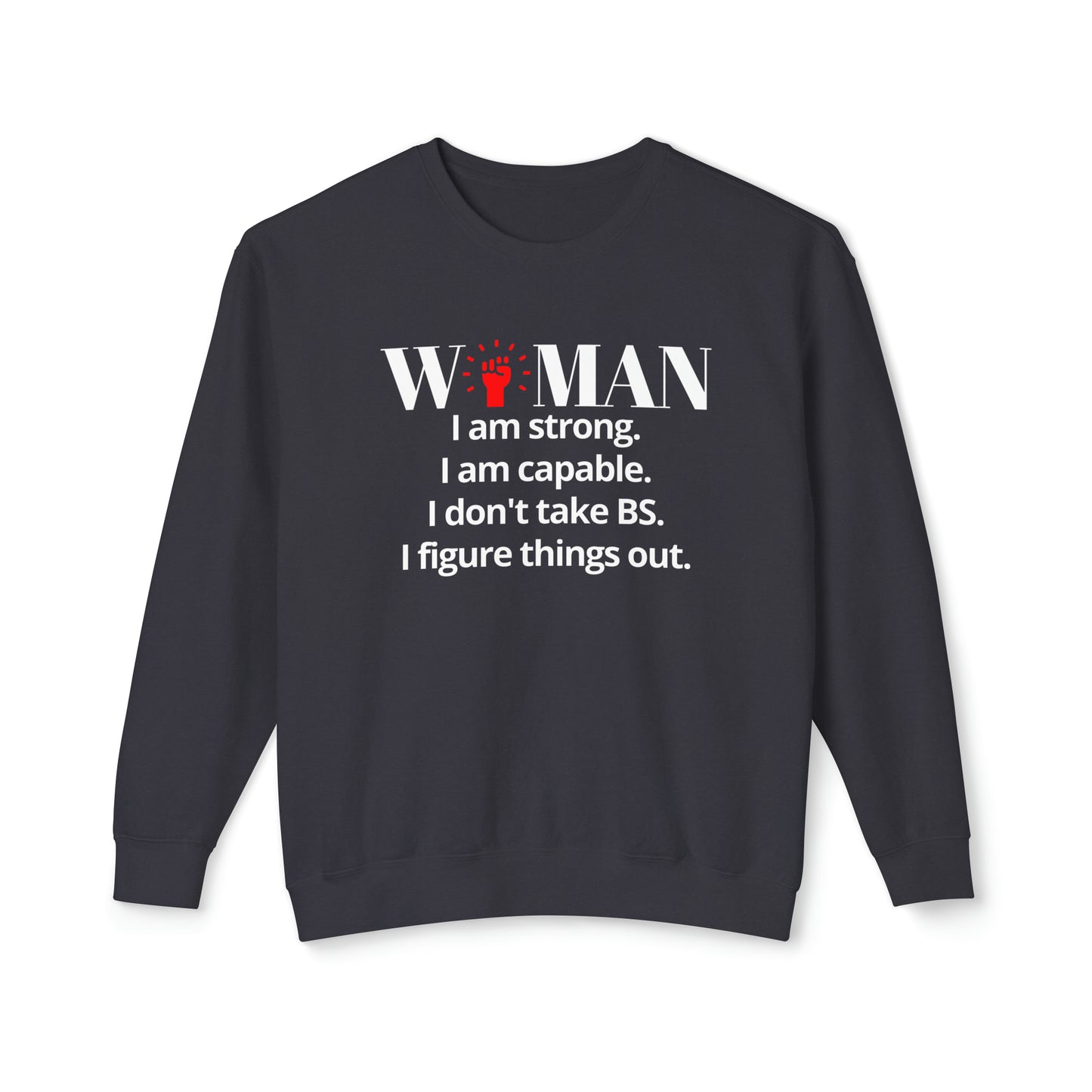 Woman Power Premium Crewneck Sweatshirt
