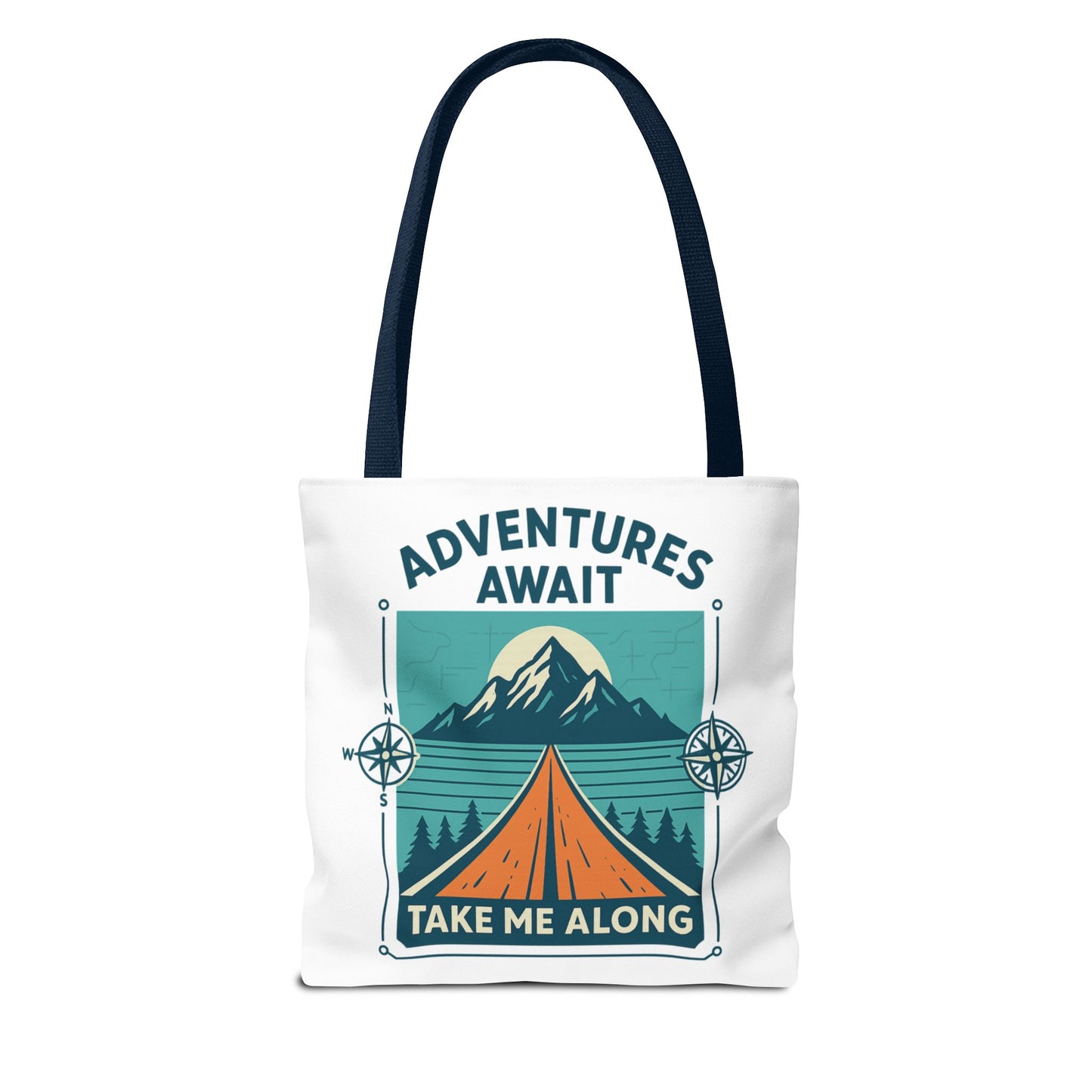 Adventures Await – Take Me Along Tote Bag