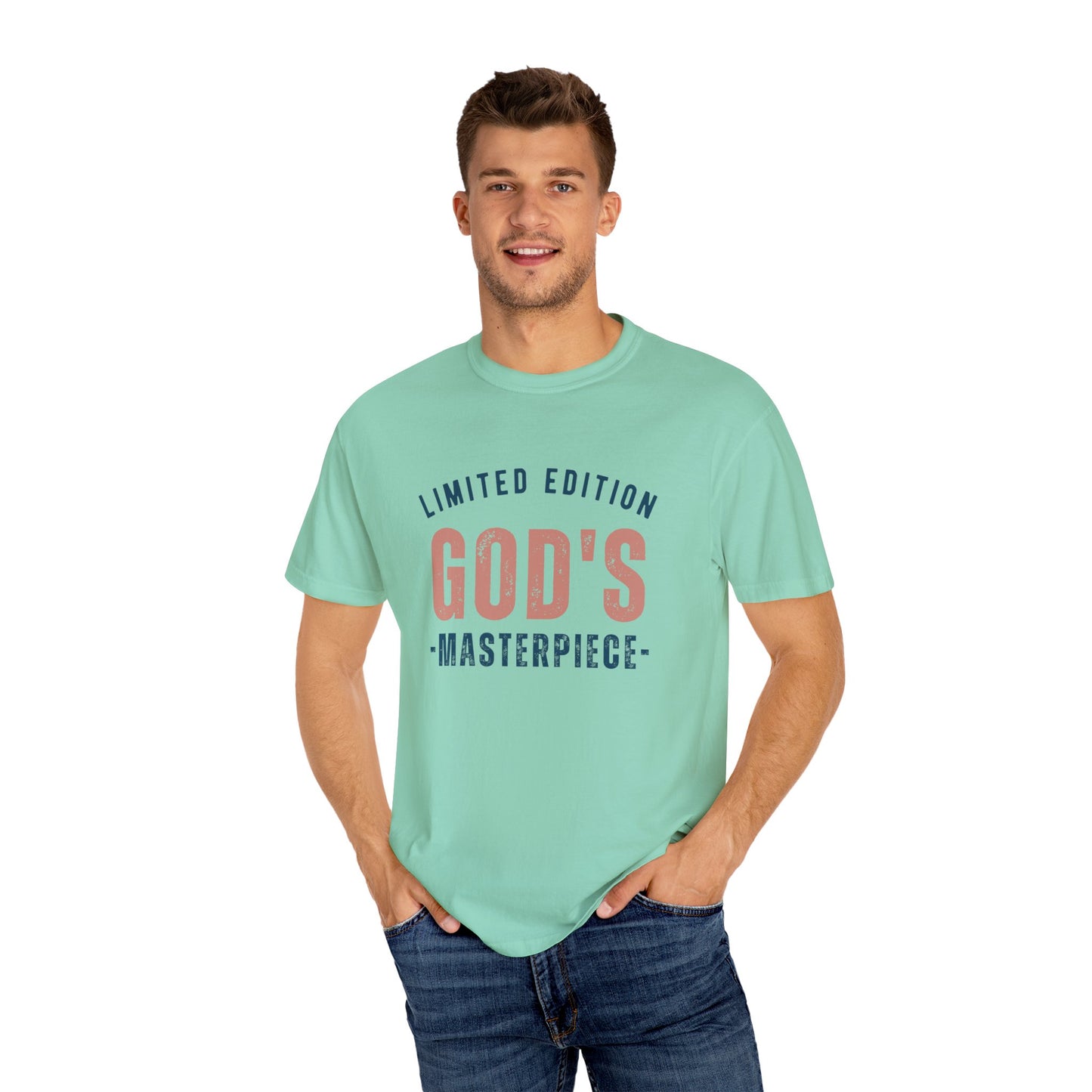 LIMITED EDITION GOD'S MASTERPIECE UNISEX GARMENT-DYED T-SHIRT