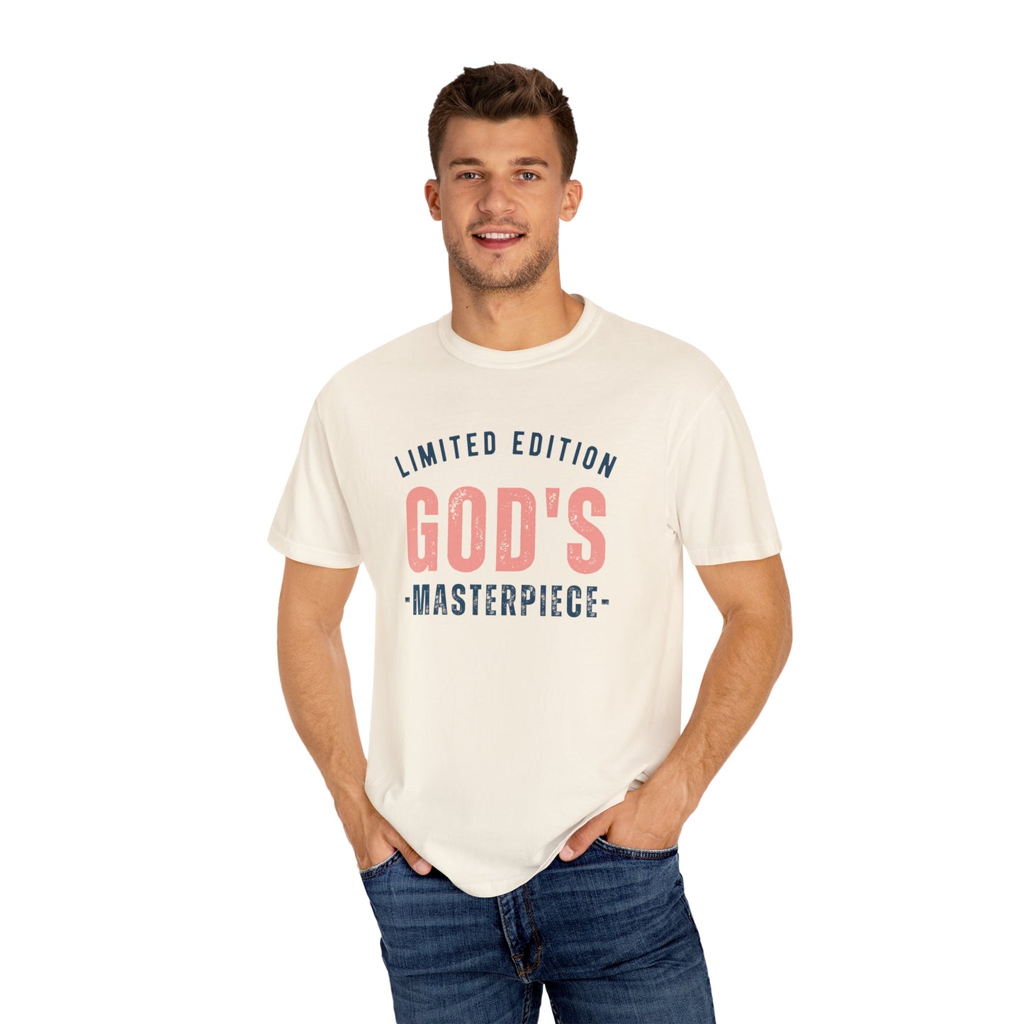 LIMITED EDITION GOD'S MASTERPIECE UNISEX GARMENT-DYED T-SHIRT