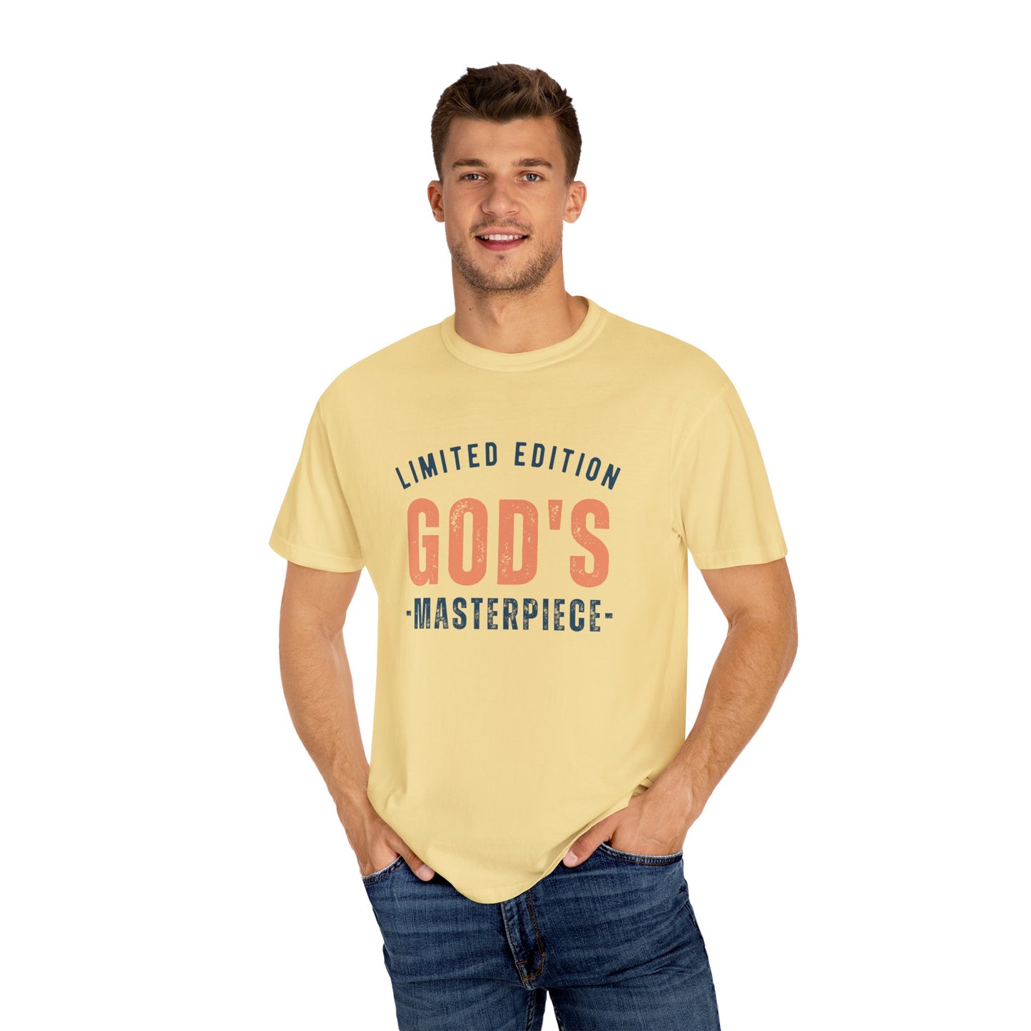 LIMITED EDITION GOD'S MASTERPIECE UNISEX GARMENT-DYED T-SHIRT