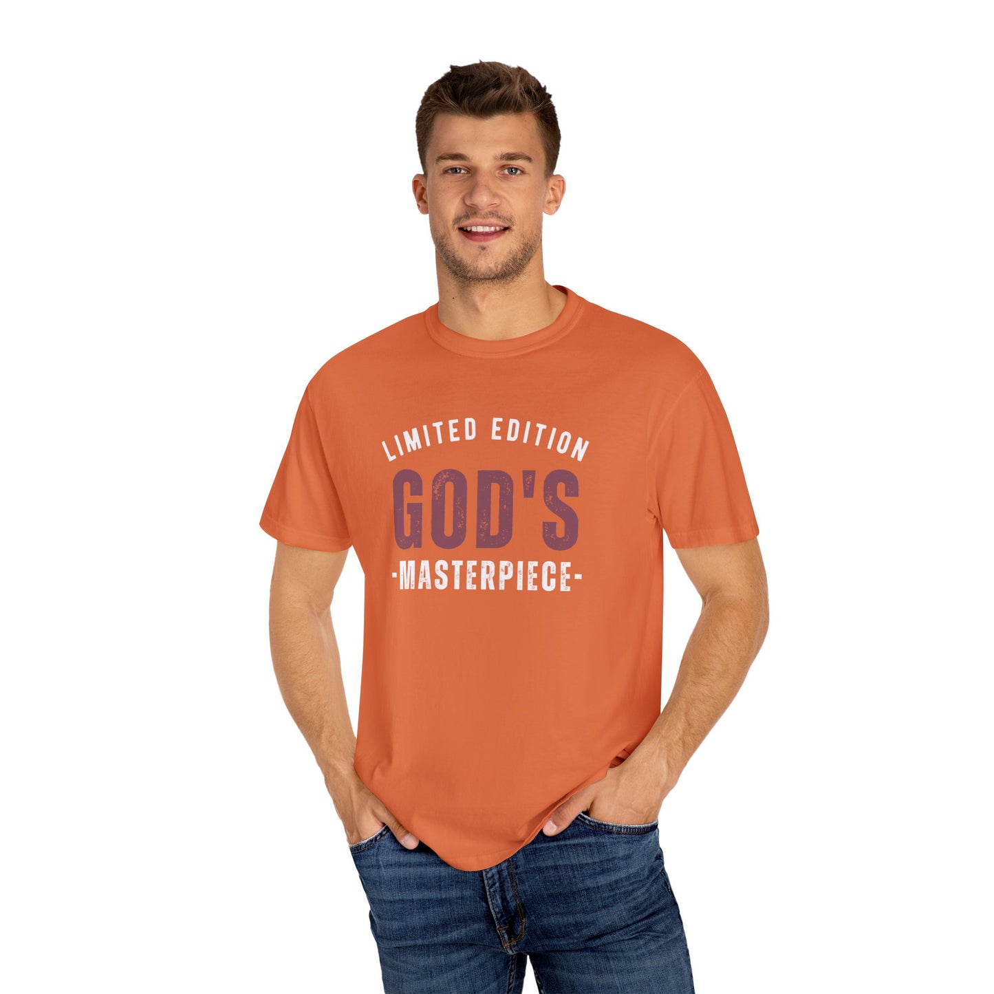 LIMITED EDITION GOD'S MASTERPIECE UNISEX GARMENT-DYED T-SHIRT