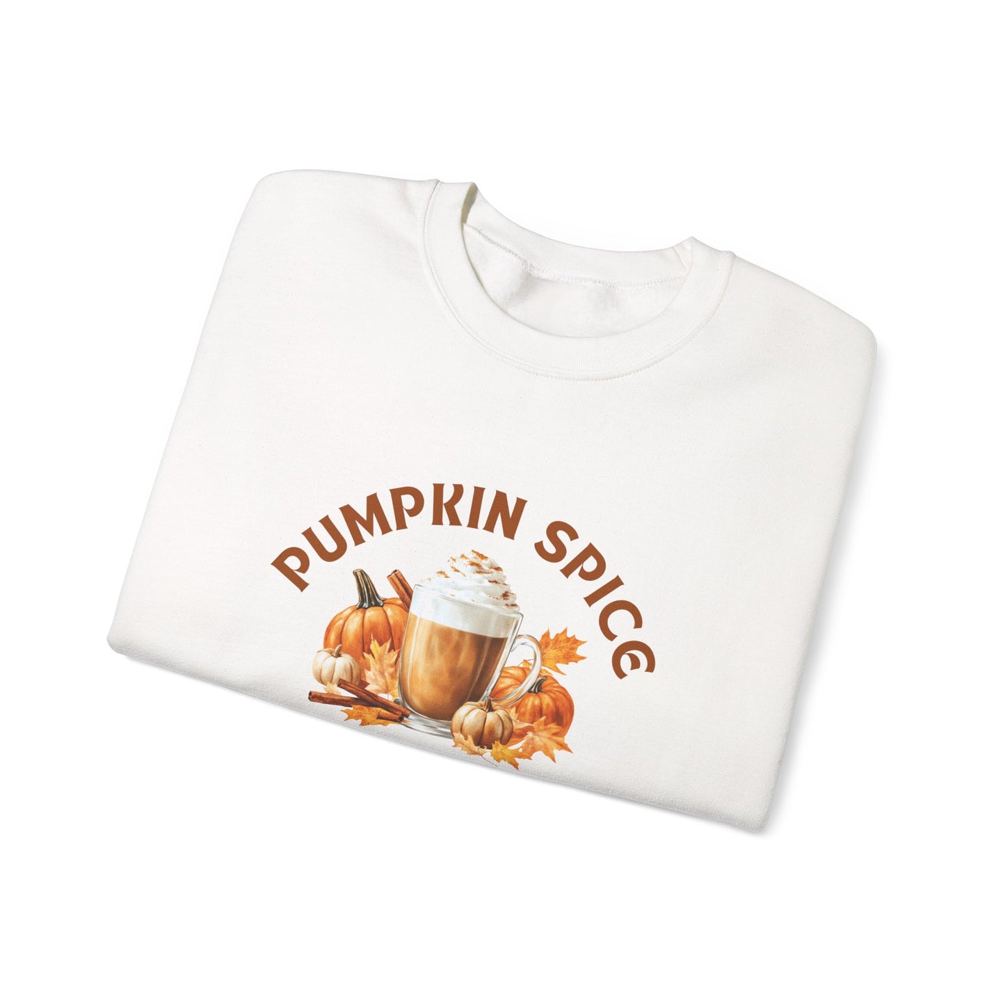 Fall Pumpkin Spice Sweatshirt - Cozy Seasonal Pullover