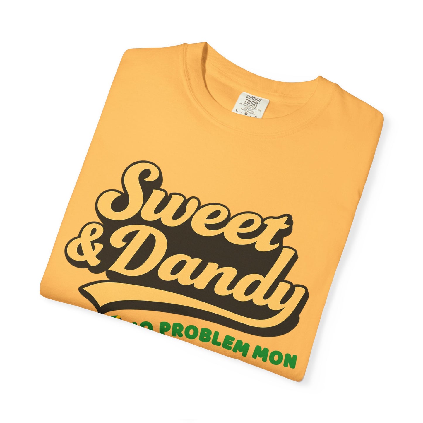 Sweet & Dandy Jamaica Oversized Tee – No Problem Mon | Retro Jamaican Shirt | Festival Style, Unisex Fit