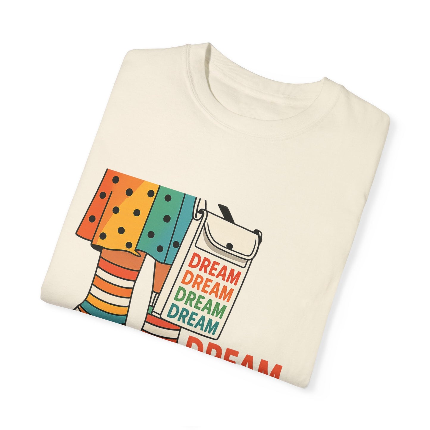 Dream Out Loud Rainbow-Inspired T-shirt with Empowering Message
