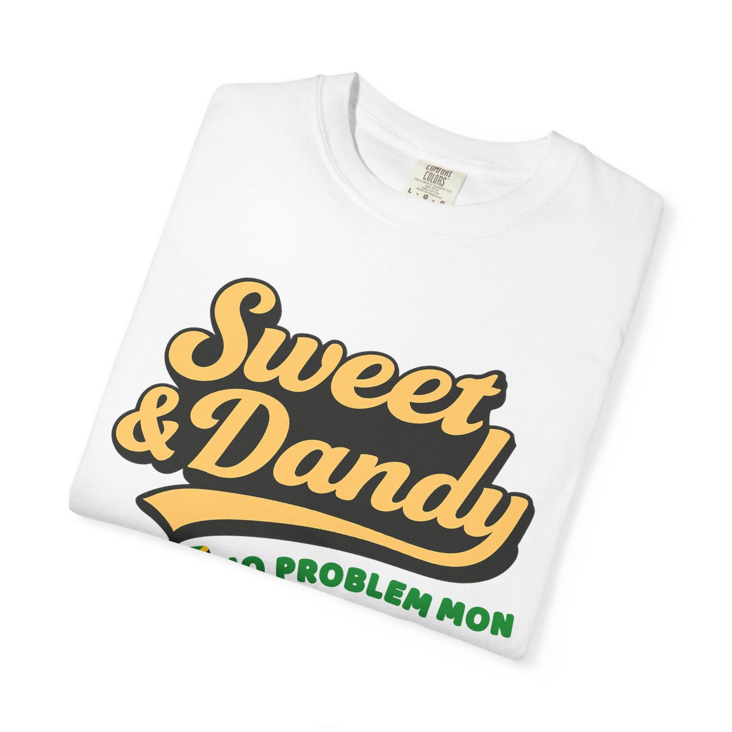 Sweet & Dandy Jamaica Oversized Tee – No Problem Mon | Retro Jamaican Shirt | Festival Style, Unisex Fit