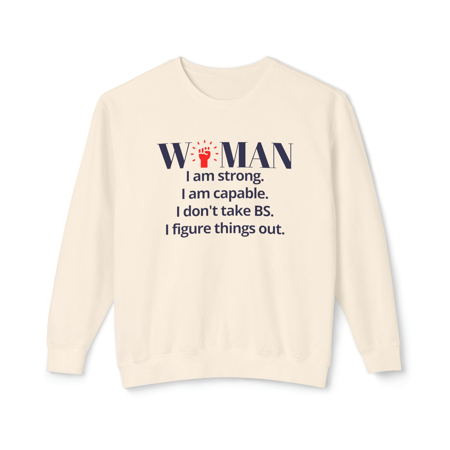 Woman Power Premium Crewneck Sweatshirt
