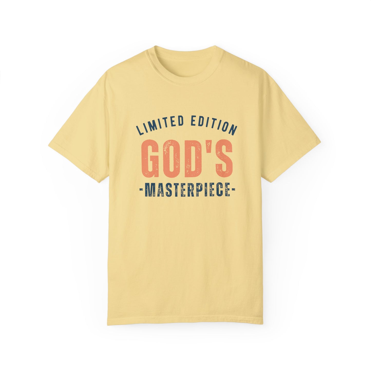 LIMITED EDITION GOD'S MASTERPIECE UNISEX GARMENT-DYED T-SHIRT