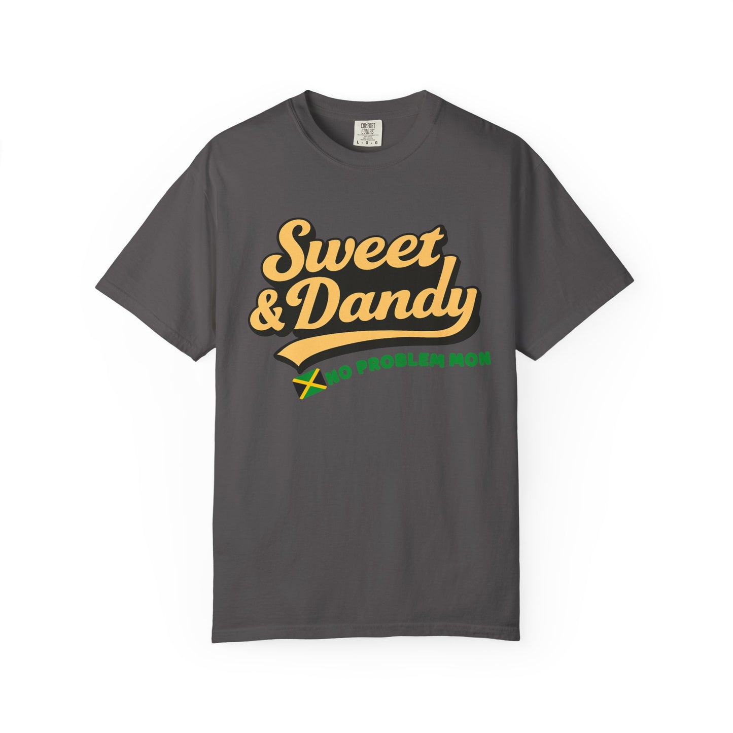 Sweet & Dandy Jamaica Oversized Tee – No Problem Mon | Retro Jamaican Shirt | Festival Style, Unisex Fit