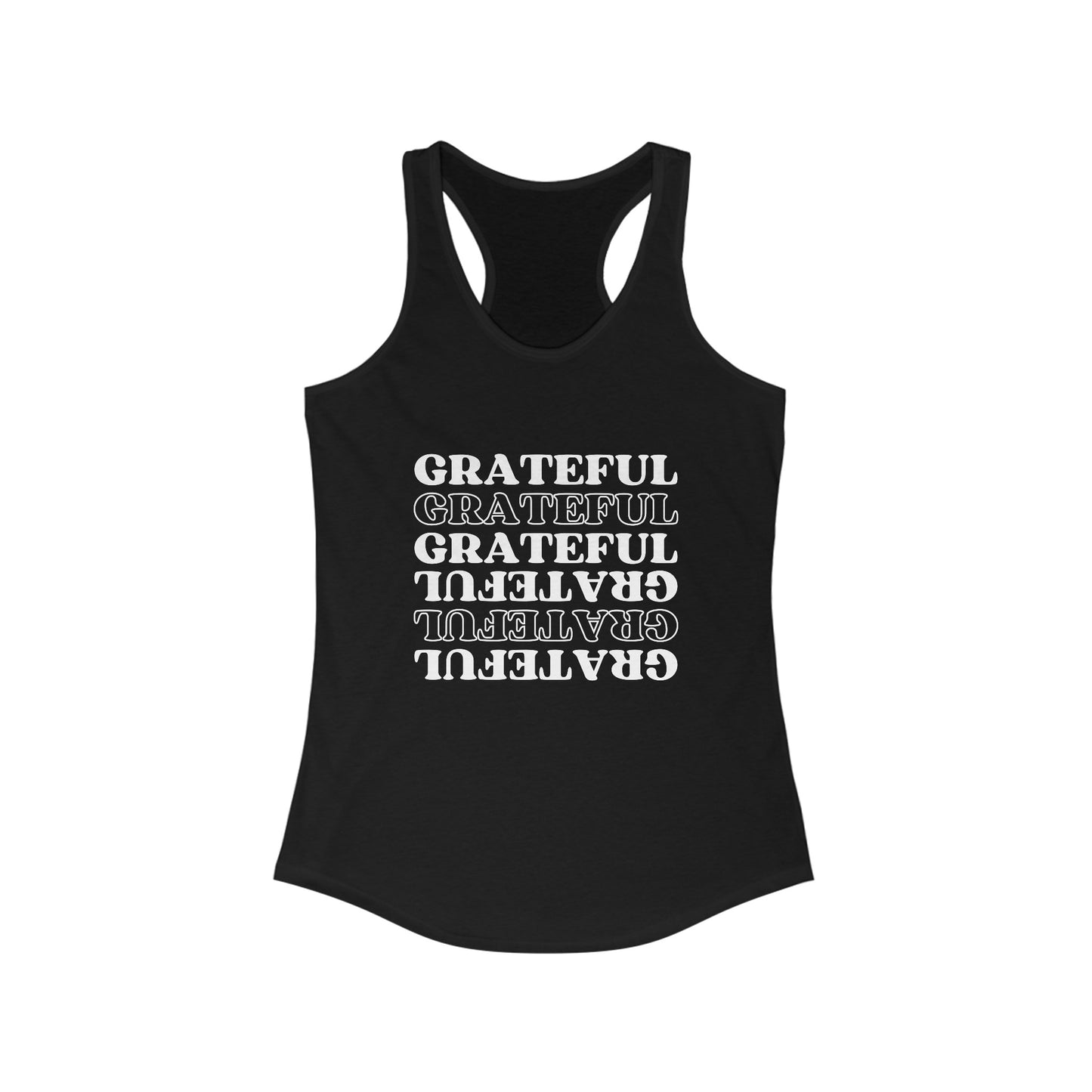 "GRATEFUL" WOMEN'S RACERBACK TANK