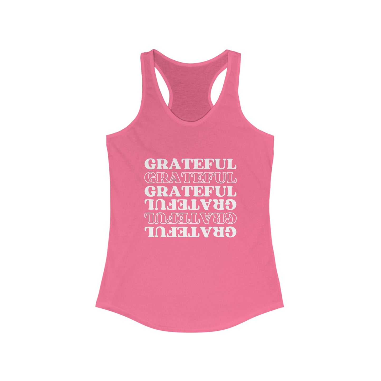 "GRATEFUL" WOMEN'S RACERBACK TANK