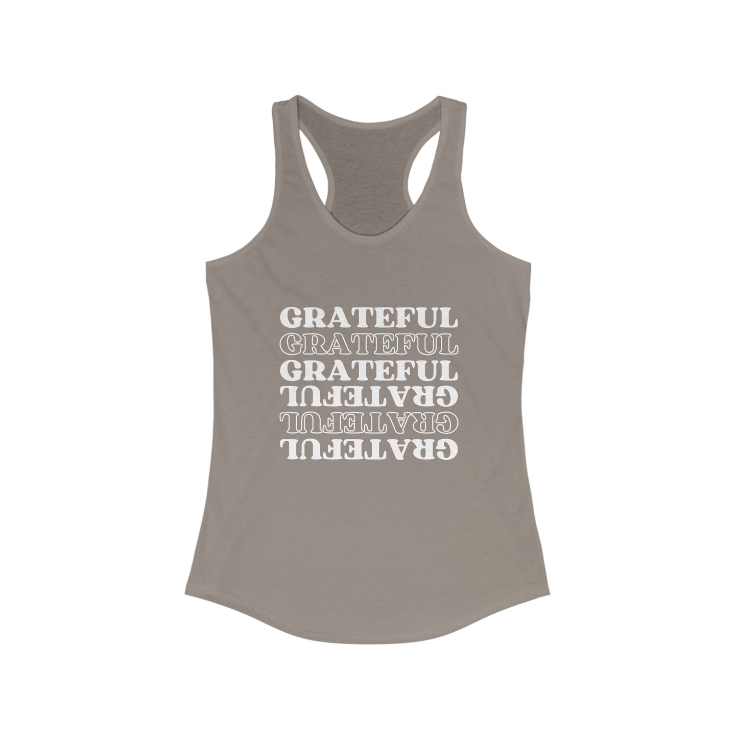"GRATEFUL" WOMEN'S RACERBACK TANK
