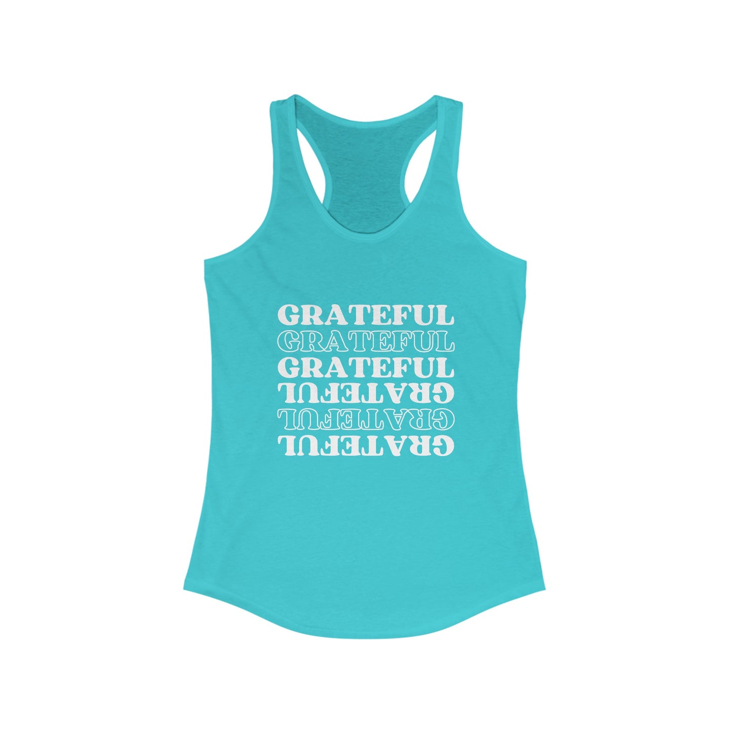 "GRATEFUL" WOMEN'S RACERBACK TANK