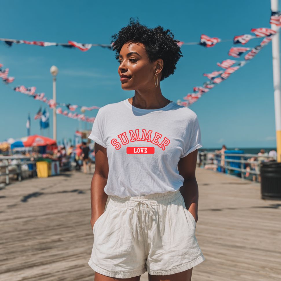 SUMMER LOVE UNISEX GARMENT-DYED T-SHIRT