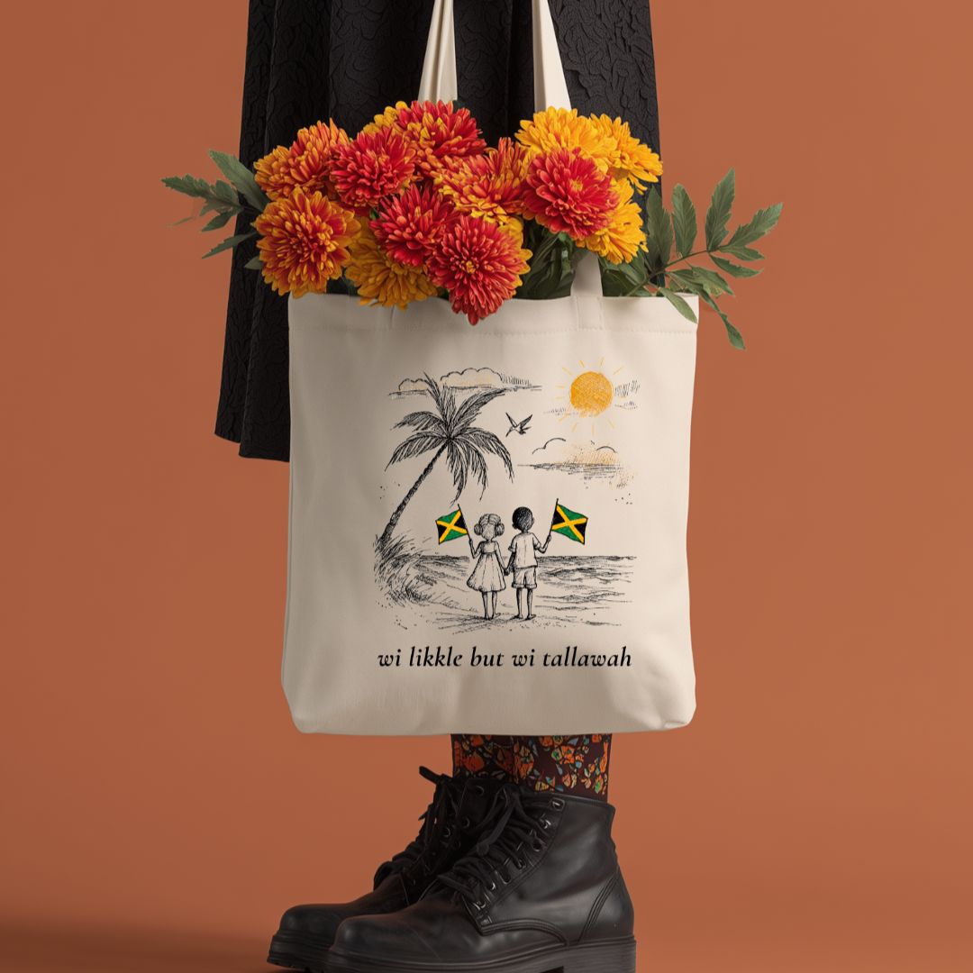 Wi Likkle But Wi Tallawah Organic Tote