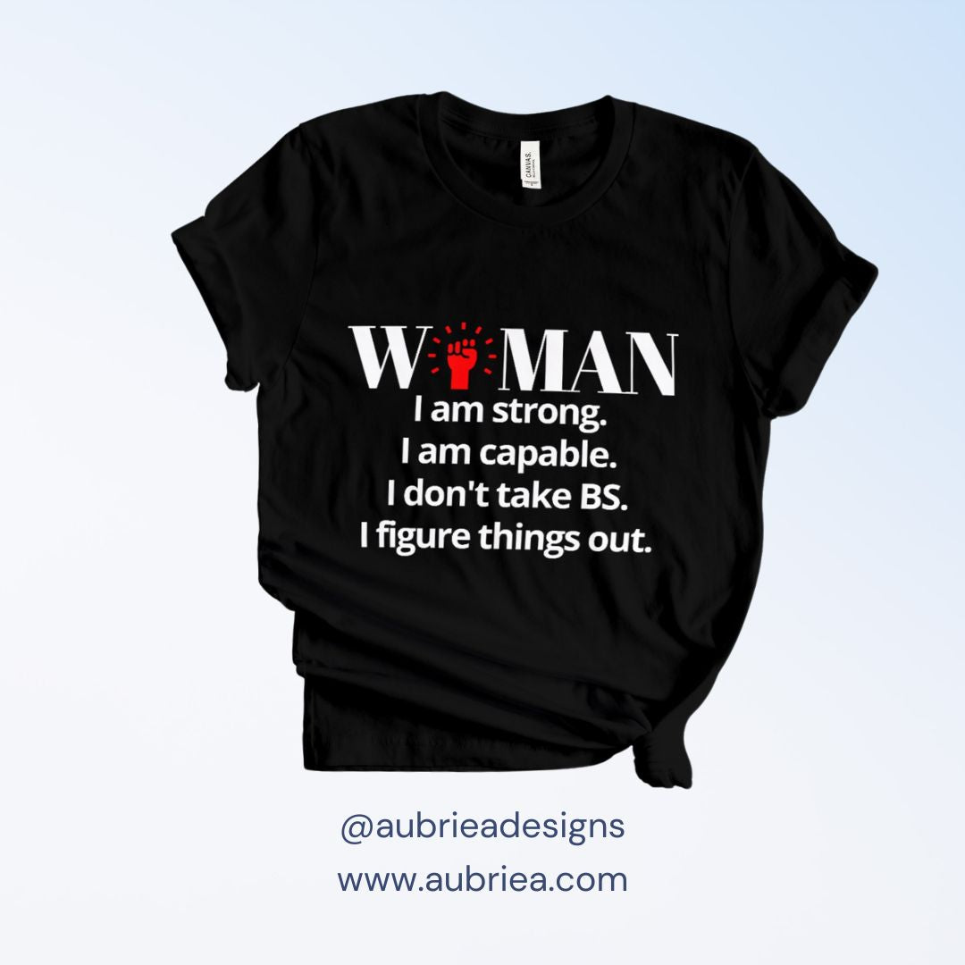 I AM WOMAN POWER TEE