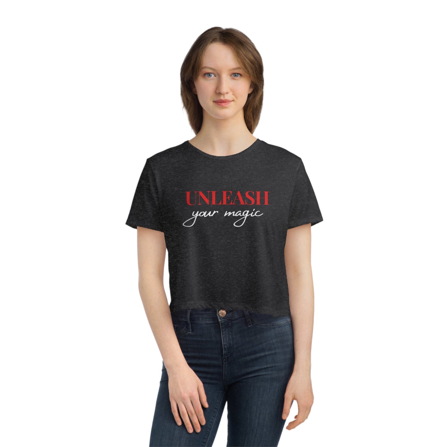 UNLEASH YOUR MAGIC (2) PREMIUM CROPPED T-SHIRT