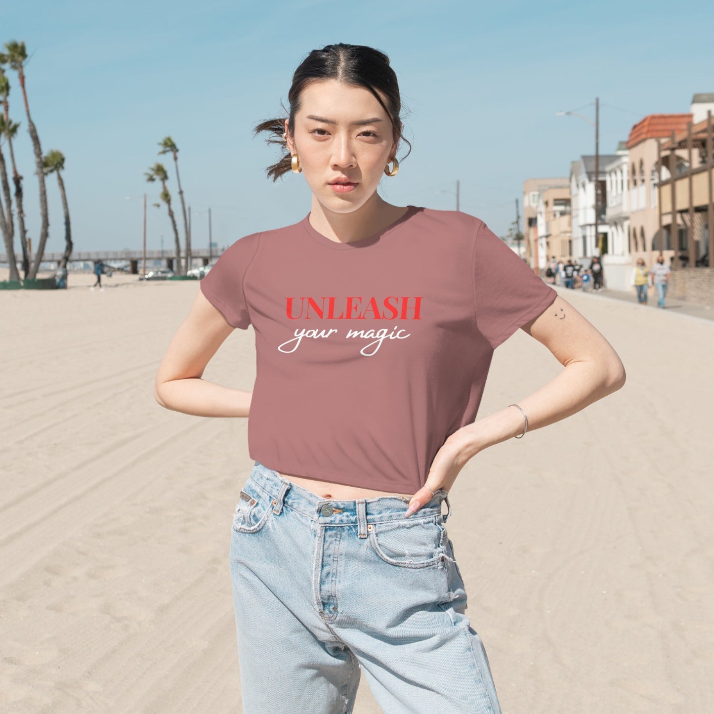 UNLEASH YOUR MAGIC (2) PREMIUM CROPPED T-SHIRT