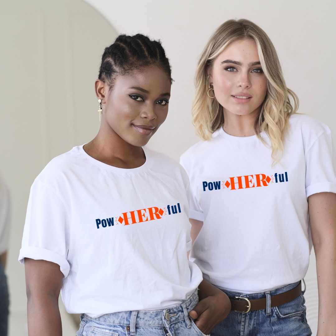 PowHERful Tee – A Tribute to a Woman's Power