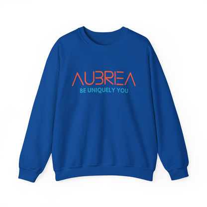 AUBRIEA LOGO CREWNECK SWEATSHIRT