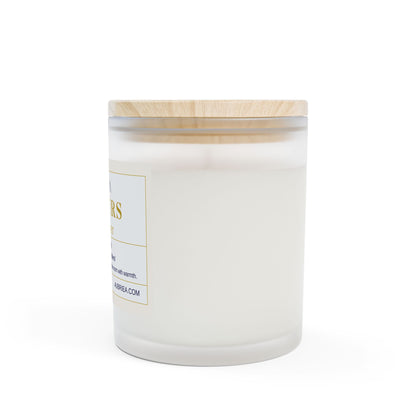 VELOURS (The Velvet) Vanilla Frosted Glass Candle, 11oz