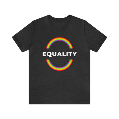 PRIDE RAINBOW EQUALITY UNISEX T-SHIRT