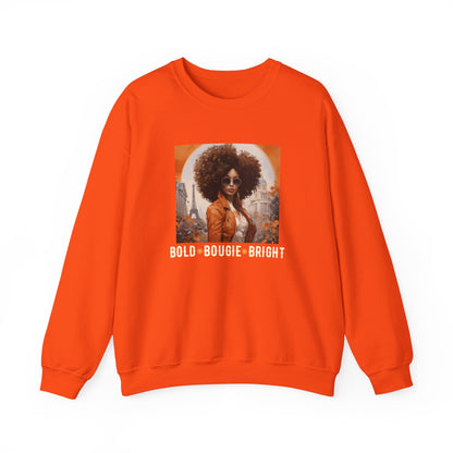 BOLD BOUGIE BRIGHT COLLAGE SWEATSHIRT