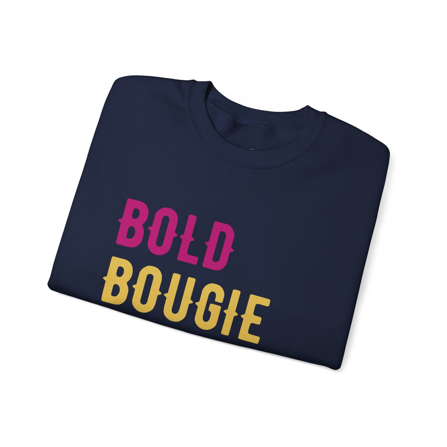 BOLD BOUGIE & BRIGHT UNISEX PREMIUM CREWNECK SWEATSHIRT