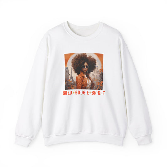 BOLD BOUGIE BRIGHT COLLAGE SWEATSHIRT