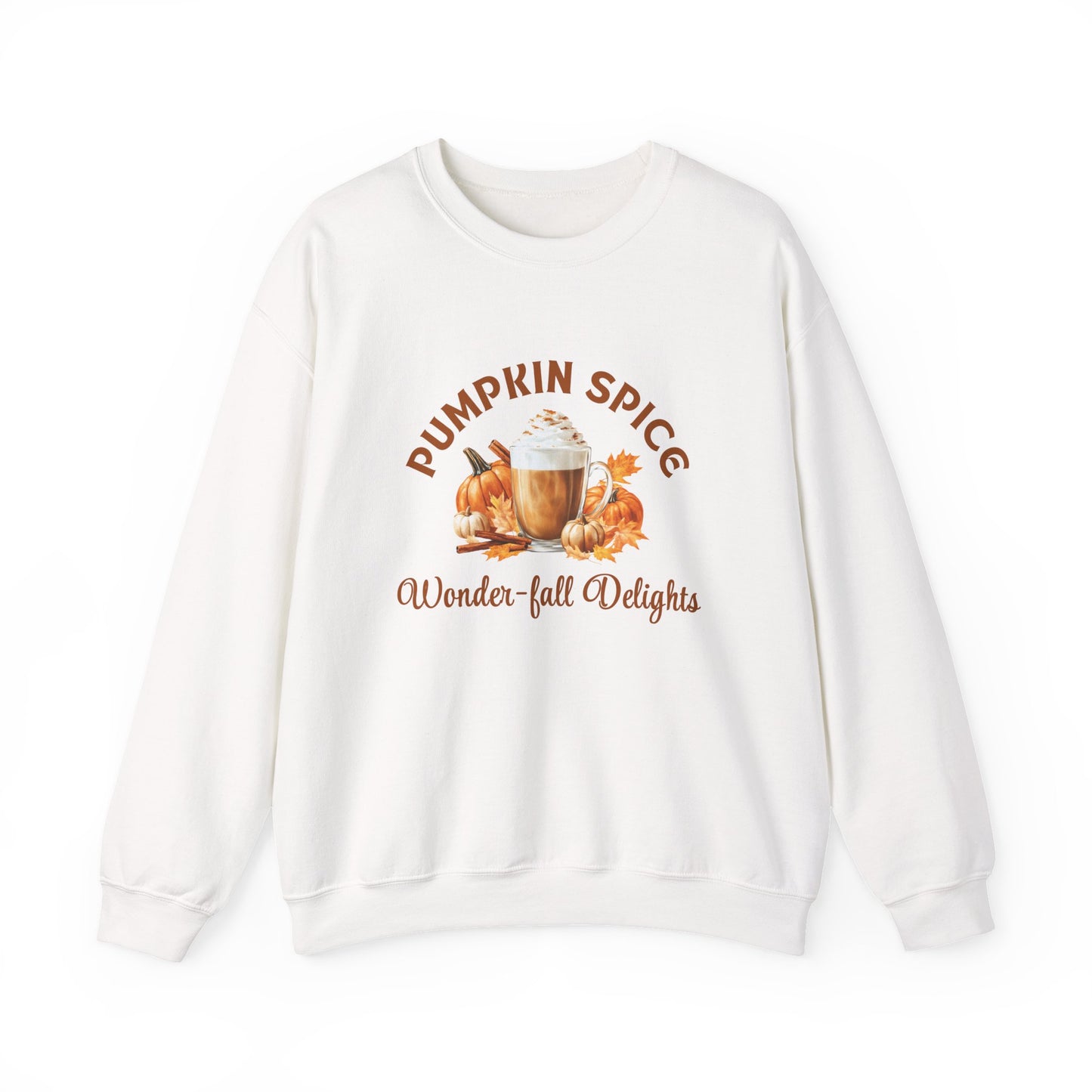 Fall Pumpkin Spice Sweatshirt - Cozy Seasonal Pullover
