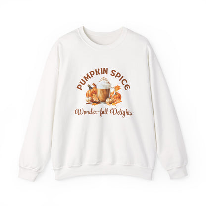 Fall Pumpkin Spice Sweatshirt - Cozy Seasonal Pullover