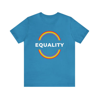 PRIDE RAINBOW EQUALITY UNISEX T-SHIRT