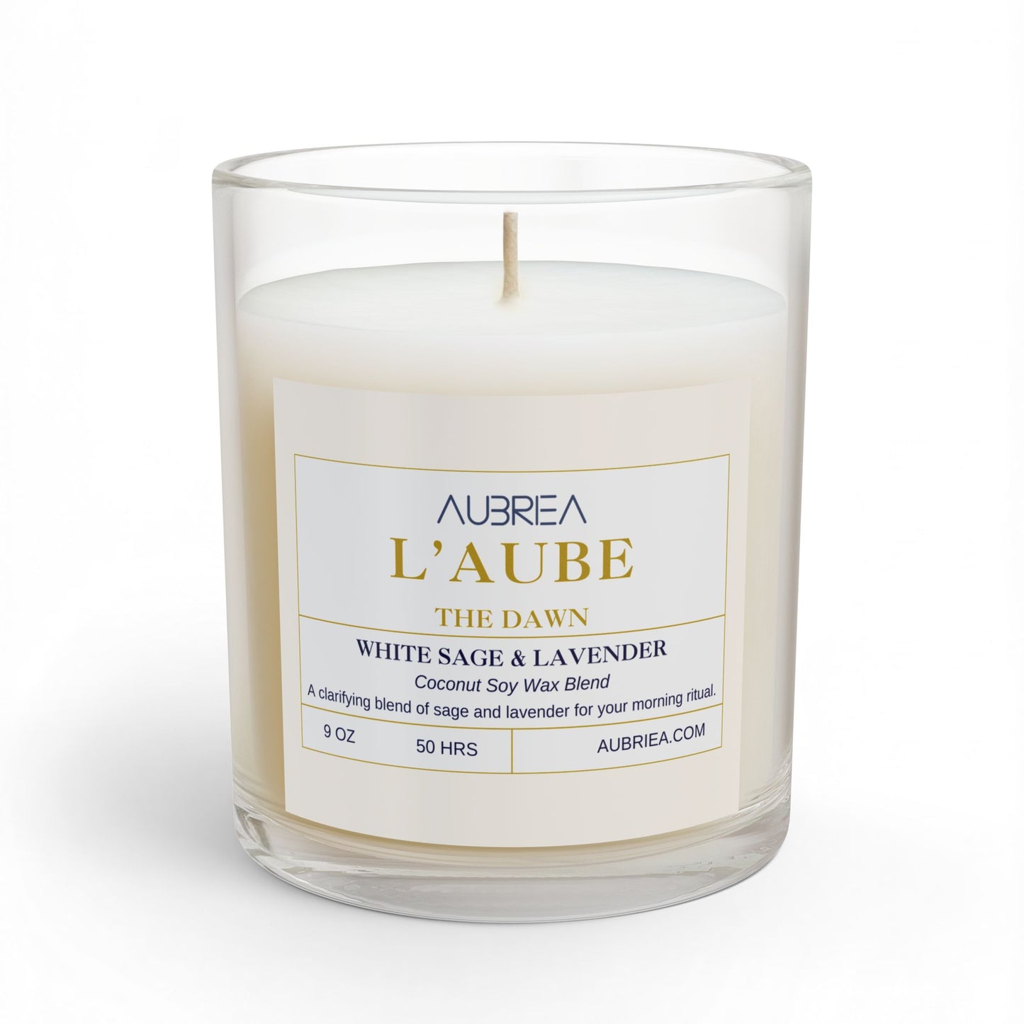 L’AUBE | White Sage & Lavender Soy Candle