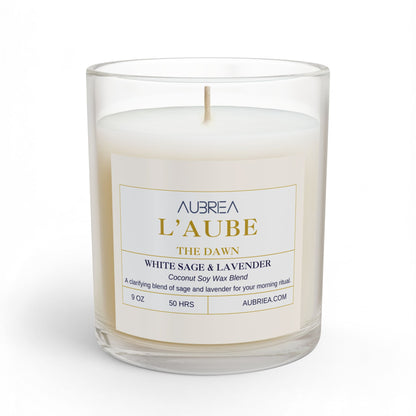 L’AUBE | White Sage & Lavender Soy Candle