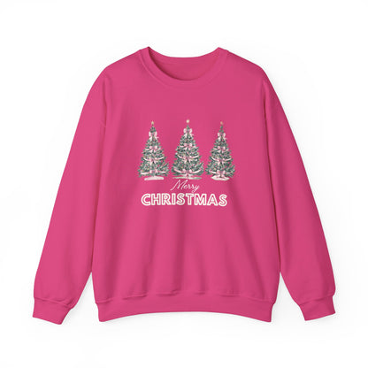 CHRISTMAS TREE COQUETTE BOW SWEATSHIRT