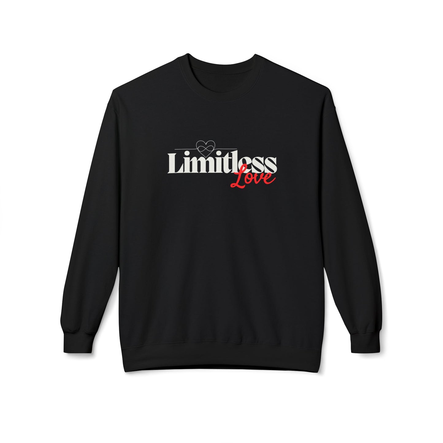 LIMITLESS LOVE INFINITY SYMBOL SWEATSHIRT