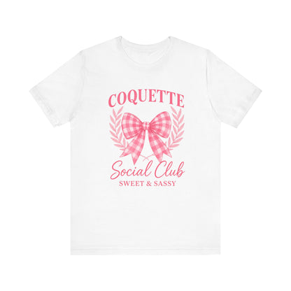 Sweet & Sassy Coquette Social Club Tee