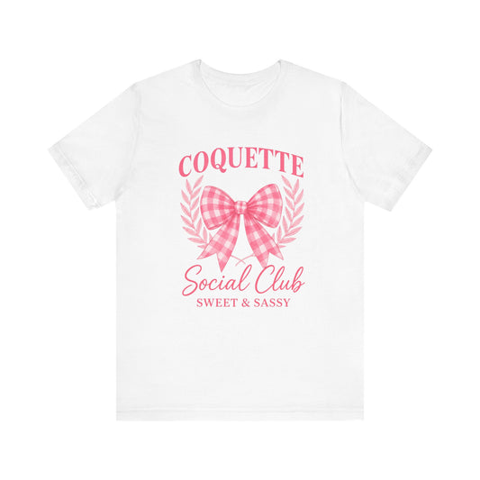 Sweet & Sassy Coquette Social Club Tee