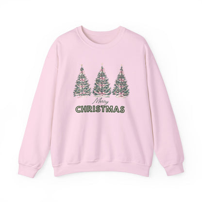 CHRISTMAS TREE COQUETTE BOW SWEATSHIRT