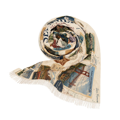 See America: The Grand Tour Scarf | Vintage Travel Edition | AUBRIEA