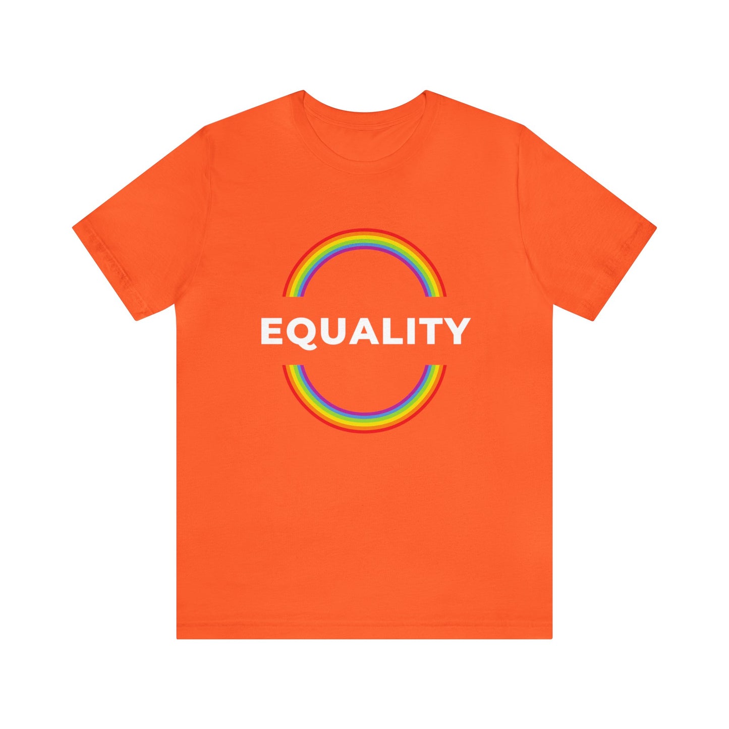 PRIDE RAINBOW EQUALITY UNISEX T-SHIRT