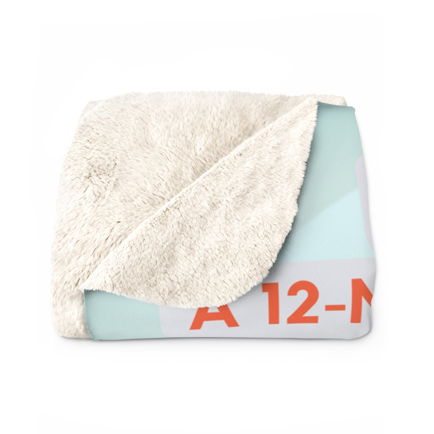 Monthly Affirmation Sherpa Fleece Blanket — Cozy Inspirational Throw for Daily Empowerment